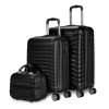 NUMADA-Juego de Maletas 3pzs Maleta Cabina 53cm, Mediana 63cm y Neceser ABS Eco, 4 Ruedas Dobles, Resistentes, Ligeras y Seguras