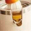NEW CHEF-Exprimidor Eléctrico Zumo de Palanca Juicer Excellence Blanco(300W),2 Tamaños Cono,con Función Antigoteo