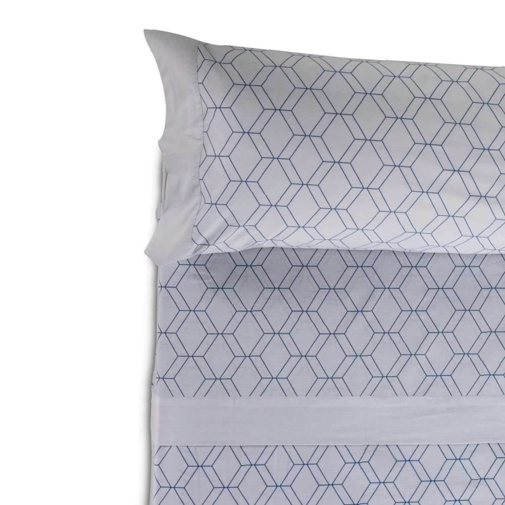 Conjunto de lençóis DON DESCANSO-Gea em tecido de algodão macio e respirável. Lavável a 30º e fácil de engomar. Tamanhos diferentes