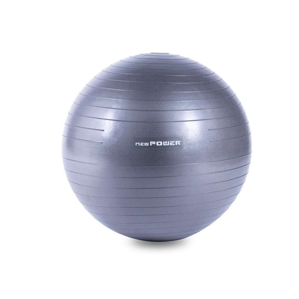 NEWPOWER-Pelota de Ejercicio Fitball 55-65-75cm, Anti-pinchazos y Antideslizante. Fabricada en PVC.