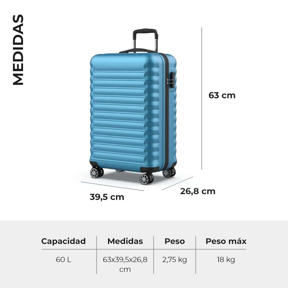 Numada Upfly Maleta de Viaje Grande 28' ABS (75x49x29cm)