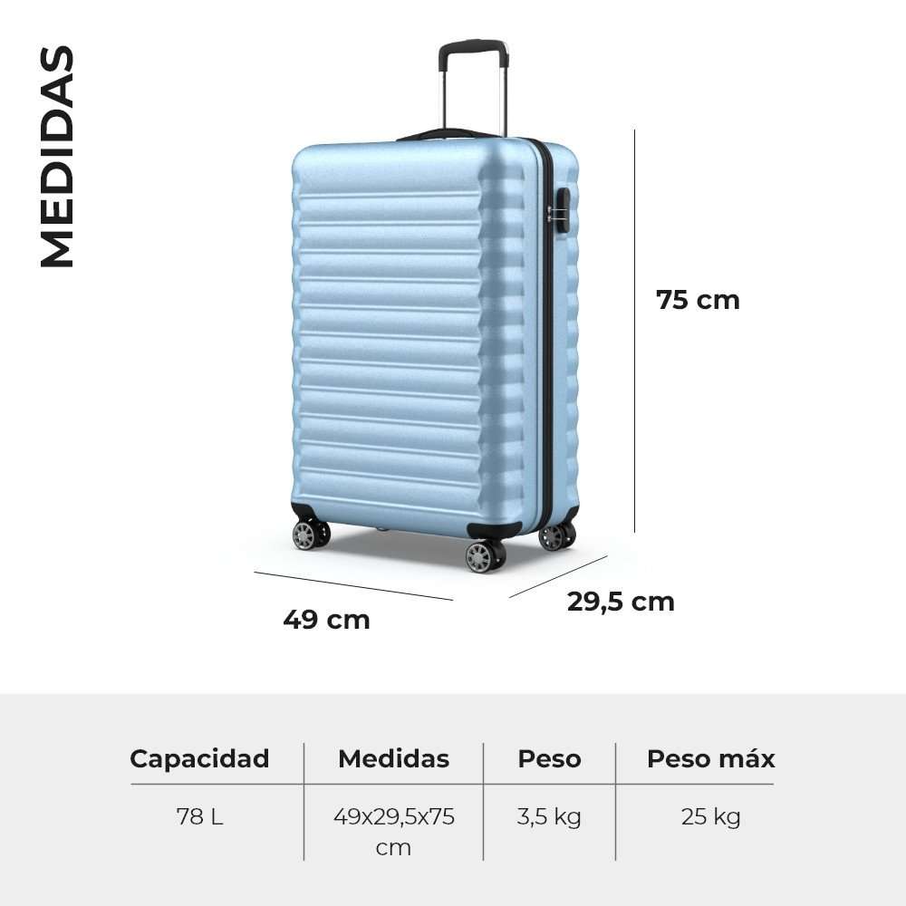 Numada Upfly Maleta de Viaje Grande 28' ABS (75x49x29cm)