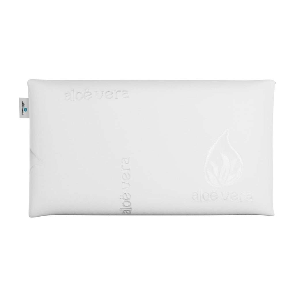 Nalui Almohada Viscoelástica Agatha con Doble Funda, Transpirable, Antiácaros, Termoregulable, Firmeza Media.