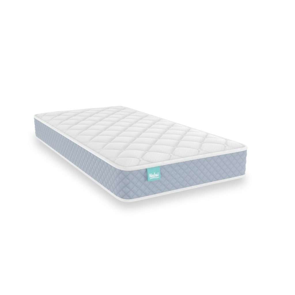 Nalui - Colchón Cuna Baby One Azul Claro | Certificado Oeko-Tex® | Altura ± 12cm | Hecho en España