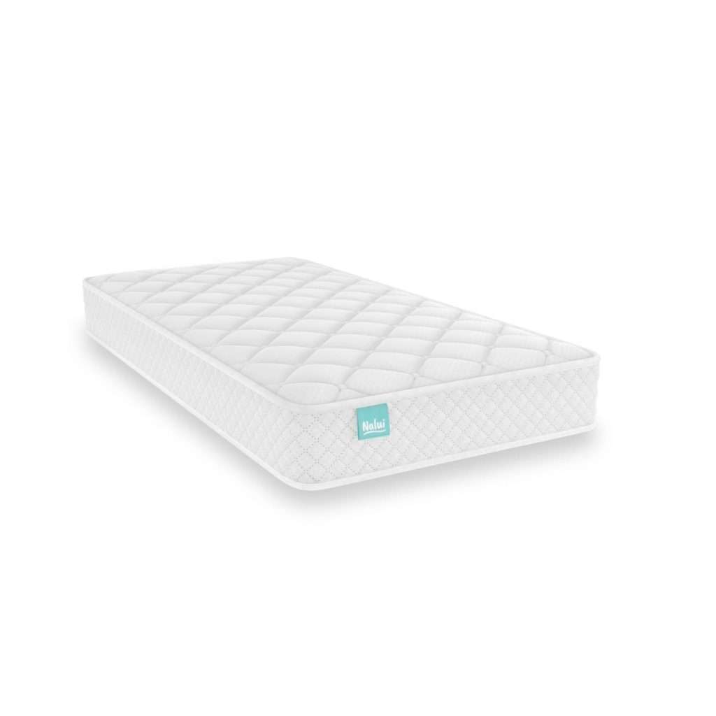 Nalui - Colchón Cuna Baby One Blanco | Certificado Oeko-Tex® | Altura ± 12cm | Hecho en España