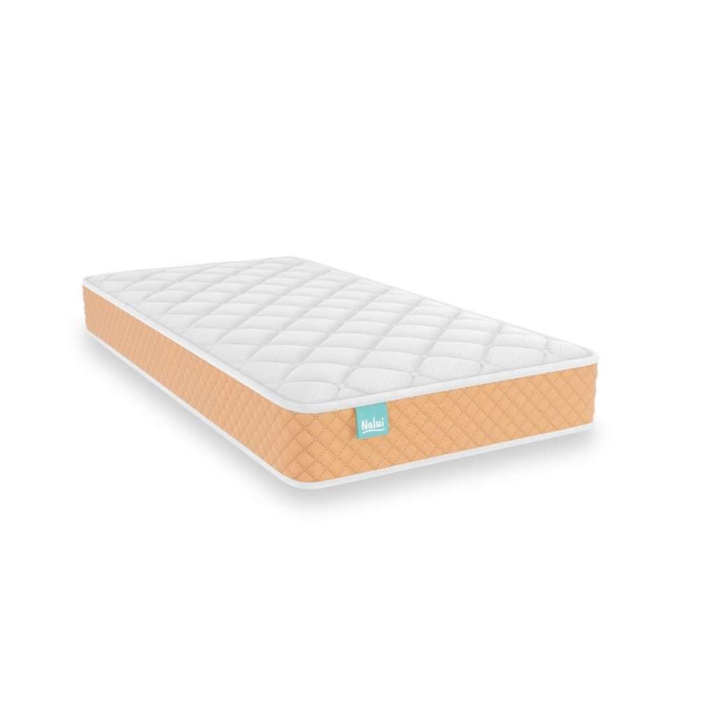 Nalui - Colchón Cuna Baby One Melocotón | Certificado Oeko-Tex® | Altura ± 12cm | Hecho en España