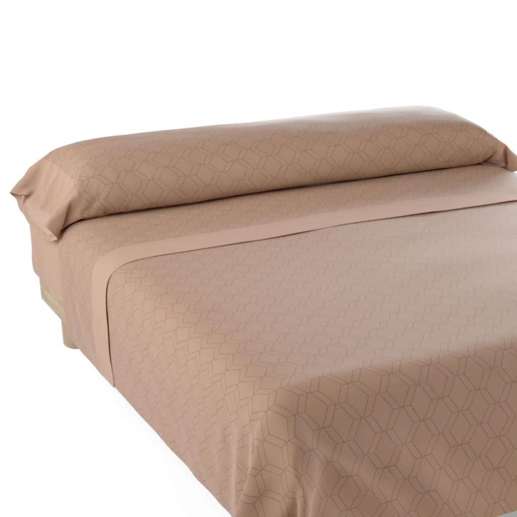 Nalui-Juego de Sábanas Gea Beig con Tejido Polycotton Suave y Transpirable. Lavable a 30º y Fácil Planchado. Dif. medidas