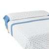 Nalui–Juego de Sábanas y Fundas de Almohada Maia. Estampado lunares Azul. Diferentes medidas - Thumbnail Image 1