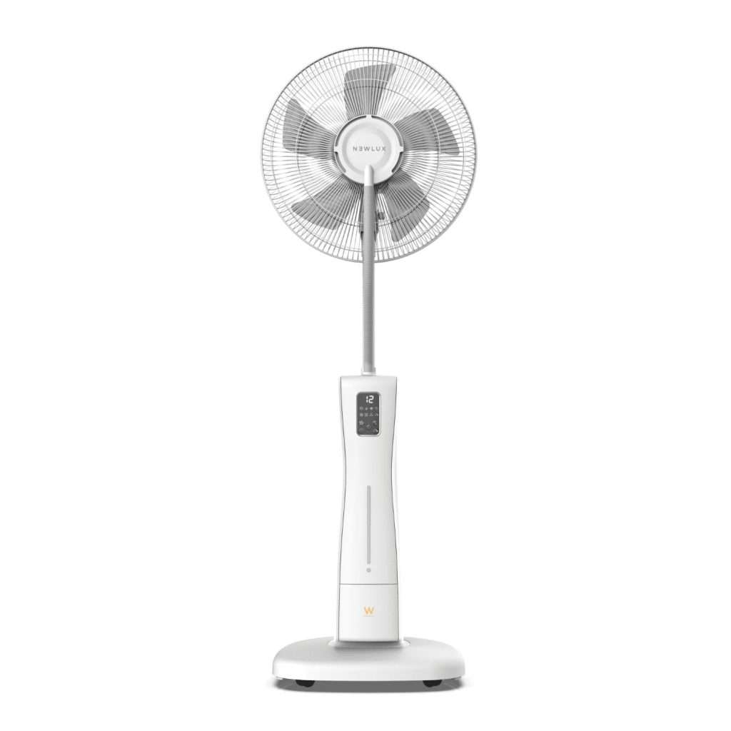 Newlux - Ventilador de Pie con Nebulizador Mist W500 con Mando