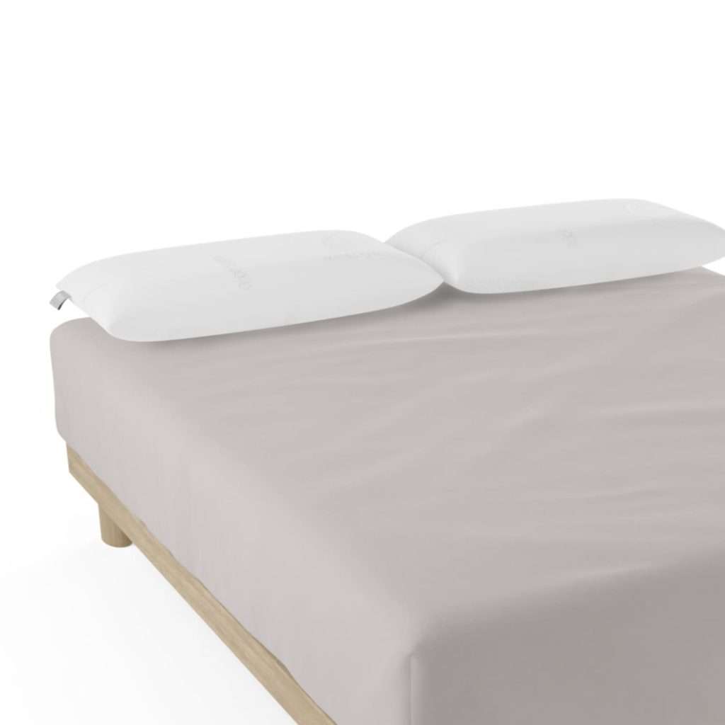 Nalui–Sábana Bajera Ajustable Algodón 100% 180 Hilos (Camas max 28cm) Gris (Varios Tamaños)
