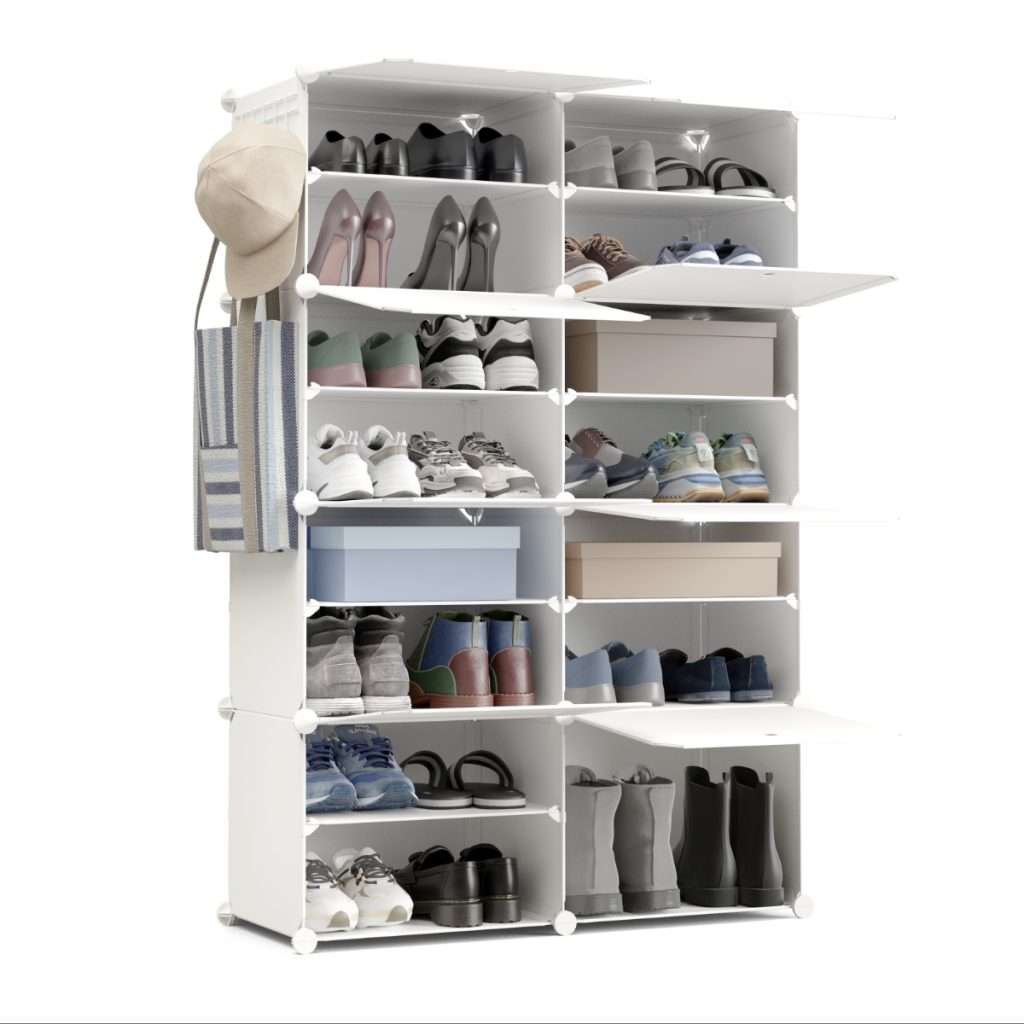Newlux Zapatero 8 Compartimentos Cube C8 32 pares (83x32x125cm)