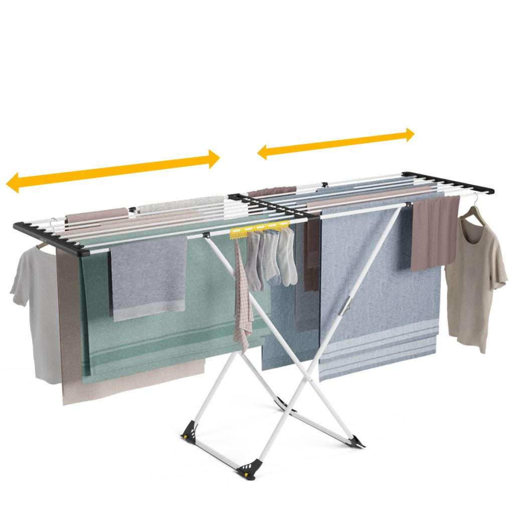 NEWLUX Tendedero Extensible Plegable Expansion V25