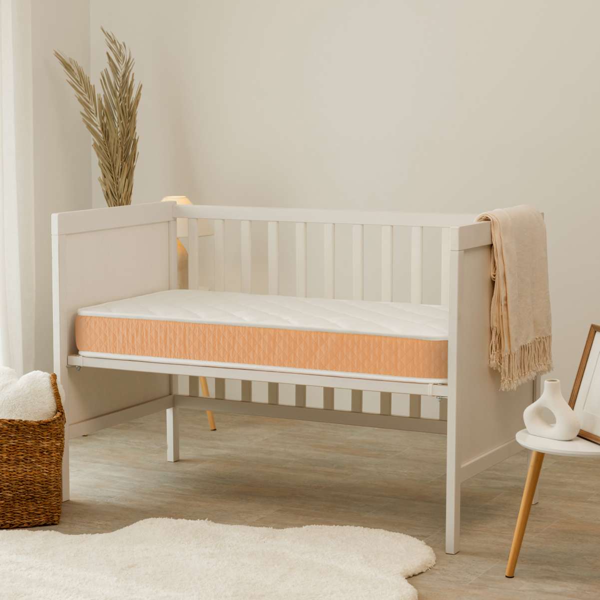 Nalui - Colchão de berço Baby One Peach : Certificado Oeko-Tex® : Altura ± 12cm : Fabricado em Espanha - Image 2