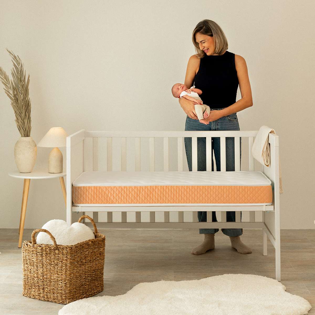 Nalui - Colchão de berço Baby One Peach : Certificado Oeko-Tex® : Altura ± 12cm : Fabricado em Espanha - Image 7